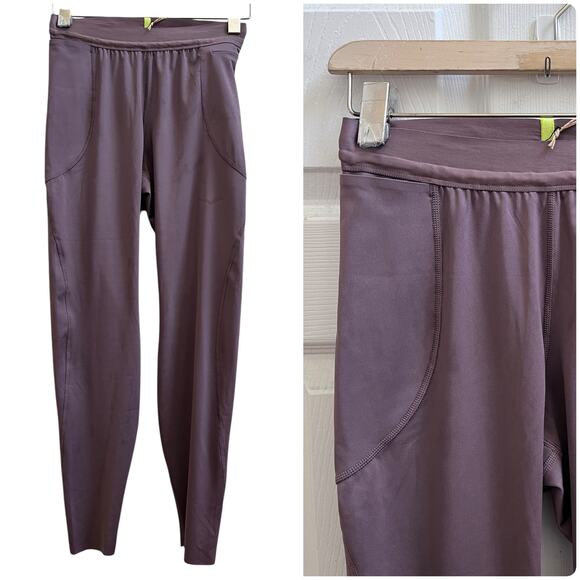 Hoka Women's Novafly Run Performance Leggings Size Small Smokey Quartz - Picture 1 of 11